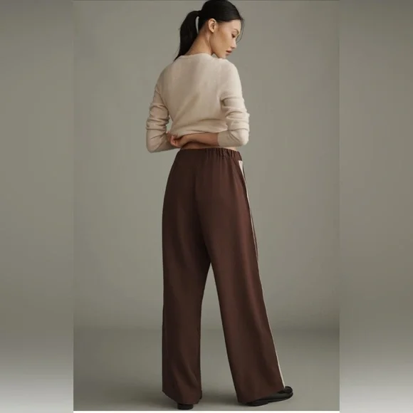 NWT! Anthropologie Maeve Pull-On Track Pants - XL Reg and Medium Tall 🔮 - Picture 4 of 10